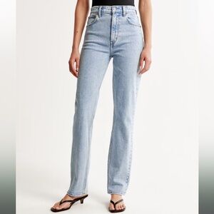 Abercrombie & Fitch Ultra High Rise 90s Straight Jean, Size 29 8 Long